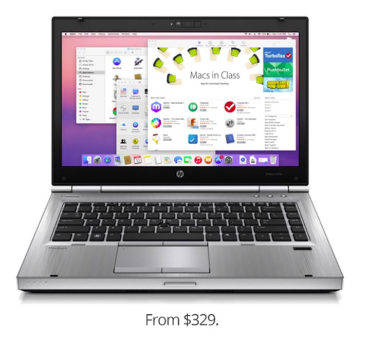 Say hello to HackBook Elite, laptop with Mac OS and HP body