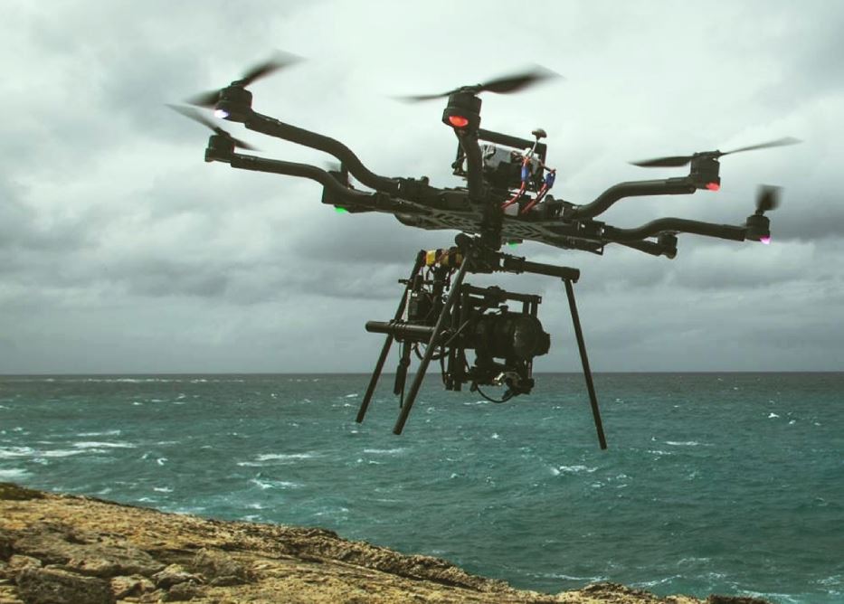 Surfing on drone could be the next in action sport