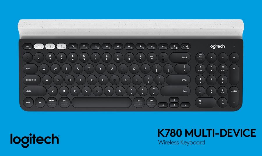 Logitech’s new K780 makes typing virtually hands free!