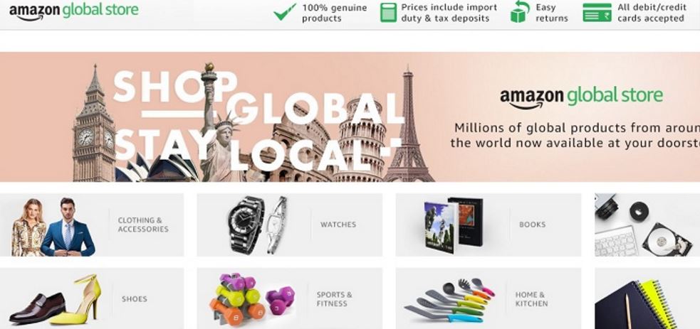 Shop global, stay local: Amazon brings Global Store to India