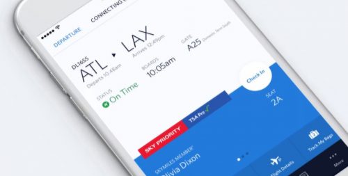 Delta Airlines app allow fliers track their luggage real time