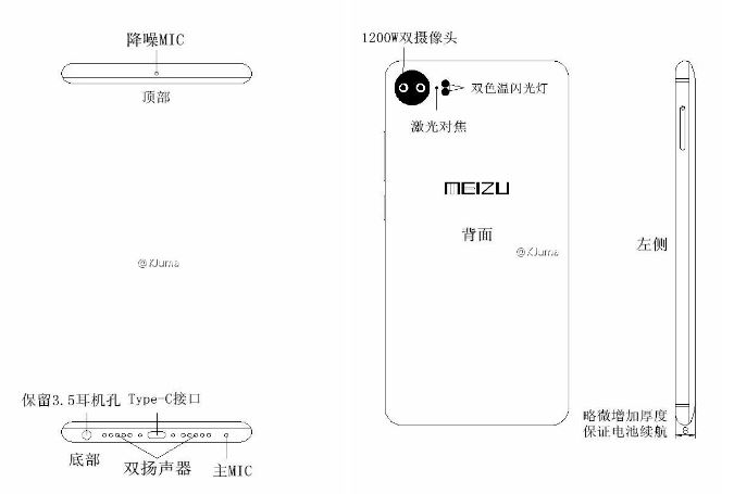 What the leaked sketches on Meizu Pro 7 reveal