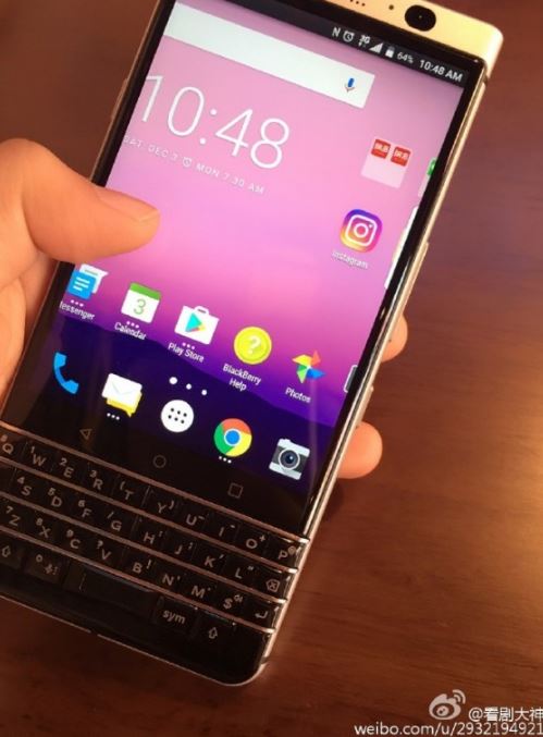 BlackBerry Mercury’s QWERTY keyboard leaked