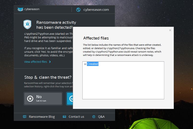 RansomFree is the last robust anti-ransomware tool of 2016