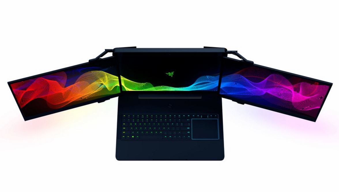 Razer’s Project Valerie is a gaming laptop with three G-SYNC monitors