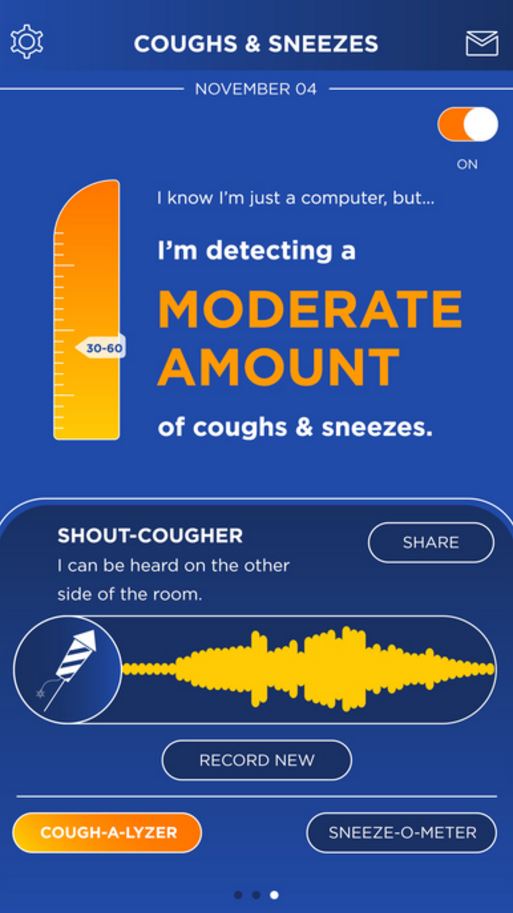 This app can tell you’re getting a cold before it happens