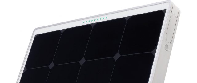 This portable solar energy panel can even power a mini-fridge