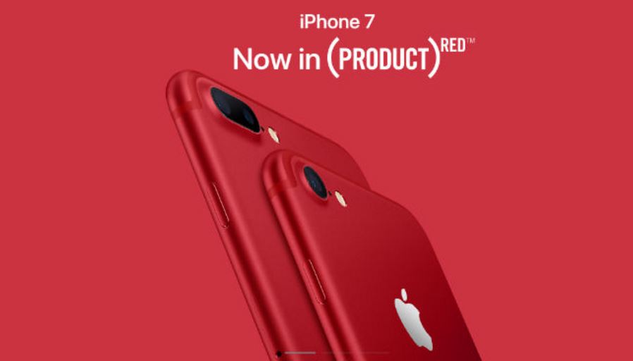 Newly announced Red iPhone and iPad hits Apple Store