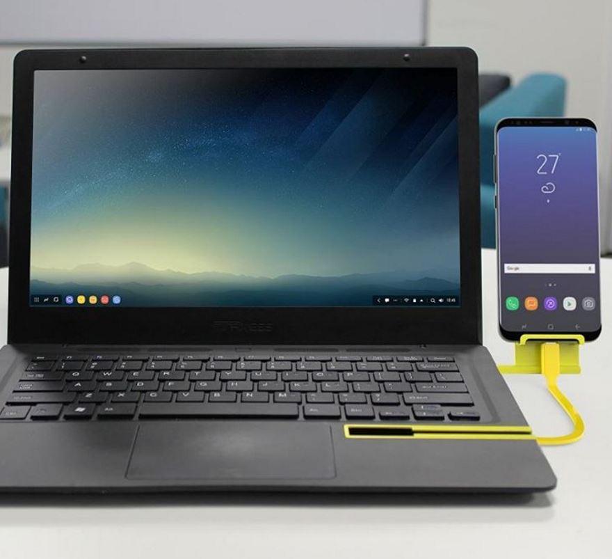 Mirabook is a laptop shell that can can convert your smartphone into a working laptop